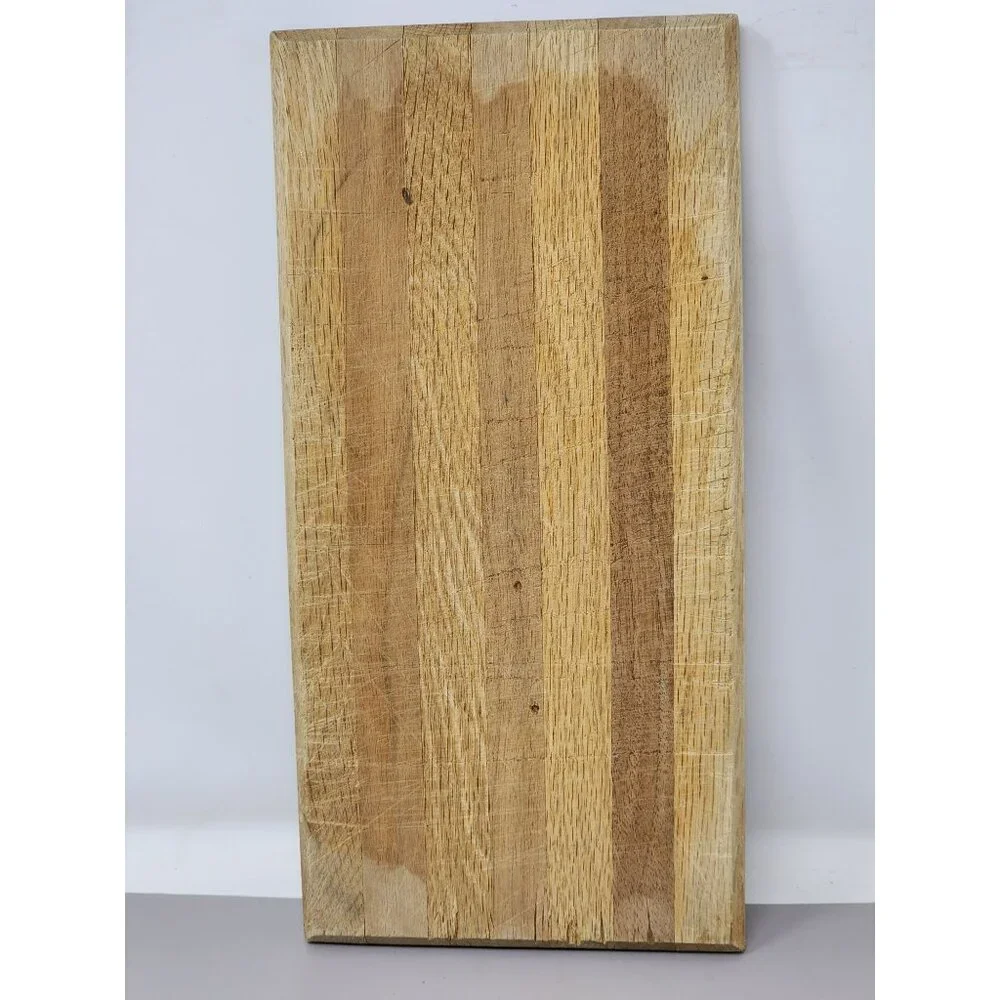 Rustic Wood Reversable Cutting Board ‎ Rectangular Chopping Block